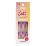 Kiss Unhas Gel Extend Nails Gn02b New Purple S/cola