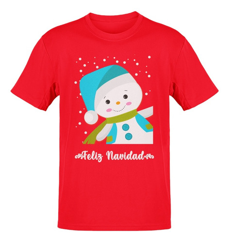 Camiseta De Muñeco De Navidad Azul