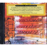 Cd Famous Opera Choruses Verdi - Wagner - Smetana Lacrado