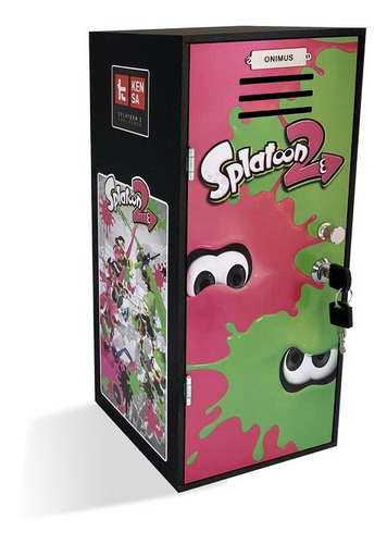 Splatoon Videojuego Organizador Mini Locker  Regalo Personal