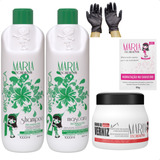 Progressiva Sem Formol 100% Liso 2x1l + Banho De Verniz 250g