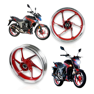 Rin Trasero 3.5x17 Para Vento Tornado Rocteman Strom 250 Rojo