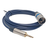 Cable Plug Auxiliar Trs 3,5mm A Canon Xlr Macho 2mts