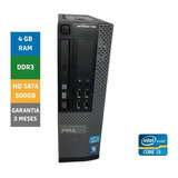 Mini Desk Dell 790 - Core I3-2ª, 4gb Ddr3 Hd 500gb - Usado