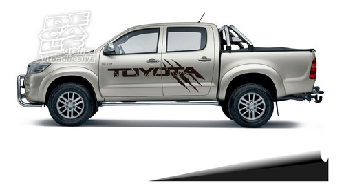 Calco Toyota Hilux 2005 - 2015 Hi Scratch Juego Con Portón