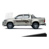 Calco Toyota Hilux 2005 - 2015 Hi Scratch Juego Con Portón