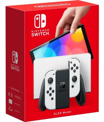 Nintendo Switch Oled Blanco + 128gb + Chip +60juegos+protect