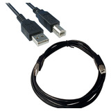 Cable Usb Tipo A-b 3 Metros Para Impresora Negro