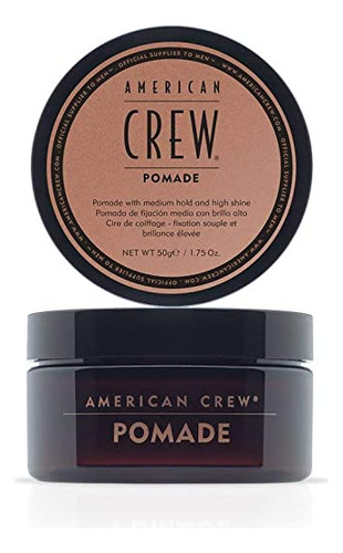 American Crew Pomada Para Hombre, Control Suave Con Alto Br.