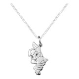 Dije Y Cadena Lola Bunny Plata 925 Envio Gratis