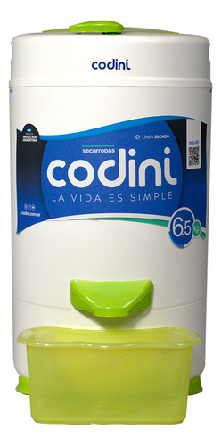 Secarropas Centrífugo Codini Innova 61 Eléctrico 6.1kg 220v