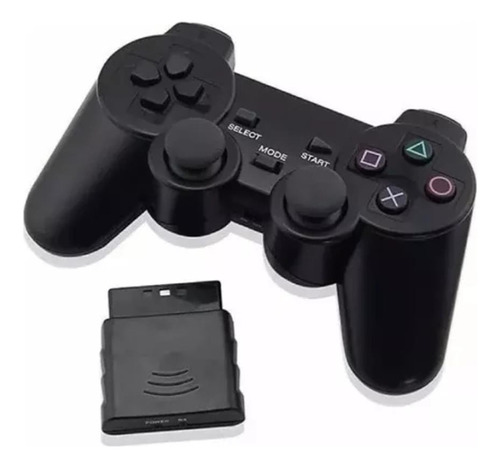 Control Inalambrico Playstation 2 Ps2 Color Negro