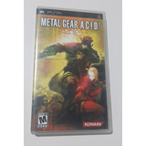 Jogo De Psp Metal Gear Acid 2 Novíssimo Impecável  !!!