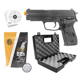 Pistola De Airsoft Vigor Sigsauer P226 + Maleta + Bbs Arma