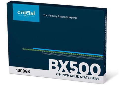 Hd Ssd Crucial Bx500 1tb Leitura 540 Mb/s Sata 6 Gb/s 2,5'''