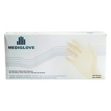 Guantes De Nitrilo Mediglove Color Blanco Extra Largos Nuevo