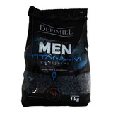 Cera Depilatória Em Pérolas Men Titanium 1kg Depimiel