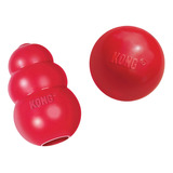 Kit Combo Kong Classic Large + Kong Ball Mediana