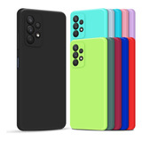 Capa Capinha Compatível Com Galaxy A32 4g Silicone Aveludado