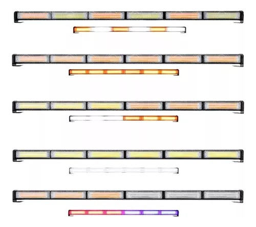 Kit Torreta Estrobo Tipo Policia Y Barra Led Para Vehiculos