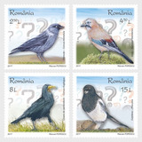 2017 Fauna- Aves Inteligentes - Rumania (sellos) Mint