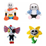 4pcs Muñecos Periféricos Del Juego De Peluche Undertale