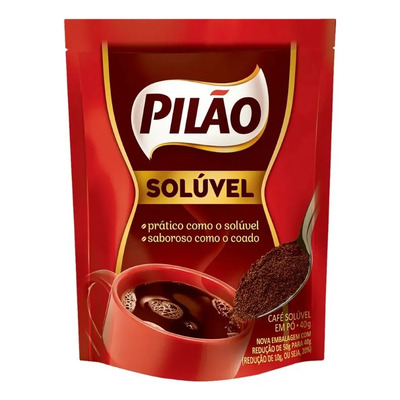 Café Pilao Soluvel Po 40g. Sache | MercadoLivre