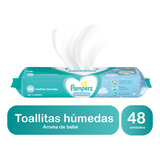 Toallitas Húmedas Pampers Aroma De Bebé Con Tapa X48