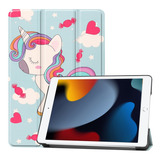 Funda Smart Case Para iPad 5ta Y 6ta Gen. Unicornio