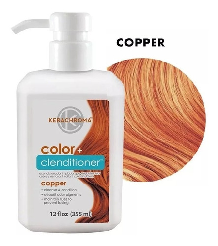 Acondicionador Depositador Color Cobrizo Copper 355ml