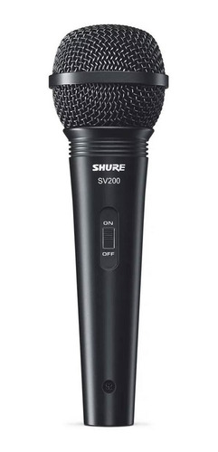 Microfone Mao Dinamico Com Fio Cardioide Cabo 5m Shure Sv200