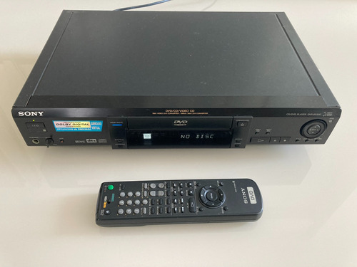 Dvd Sony Dvp-s530d C/ Controle Remoto