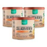 3x Collagen Renew Hidrolisado Nutrify 300g Colágeno Verisol Sabor Laranja