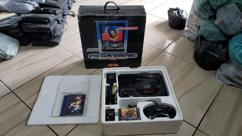 Mega Drive 1 Tectoy Na Caixa Completo Muito Zero. J1