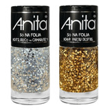 Kit Esmalte Anita Só Na Folia 10ml C/2