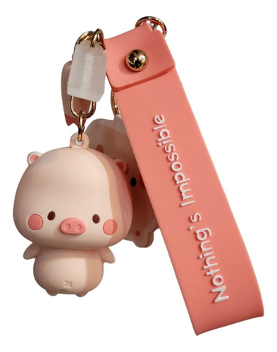 Llavero Adorable Diseño Chanchito Pig Calidad Premium B