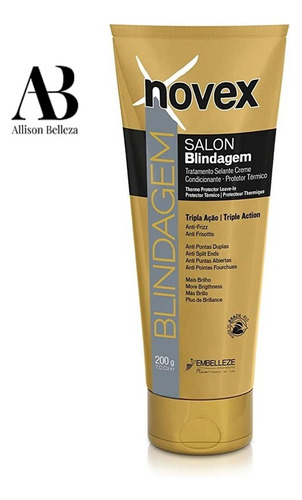 Finalizador Anti-frizz Blindagem Novex 200 Ml