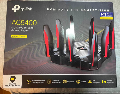 Roteador Tp-link Archer Ac5400x Game Router Tri Band