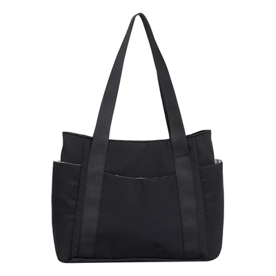 Bolso Mochila Mujer Tote Bag, Bolsa Grande de Nylon Impermeable Ligera 230g, Reversible, con 6 Bolsillos, Apta para laptop 14”, Trabajo, Universidad, Compras, | MercadoLibre