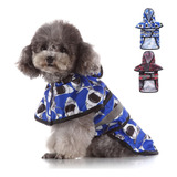 Impermeable Perro Pequeño Y Mediano Ajustable Con Capucha