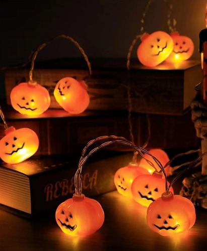 Luces Decorativas Halloween Calabazas 