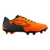 Zapato Futbol Tachones Soccer Tierra Unión 3050 Naranja Negr