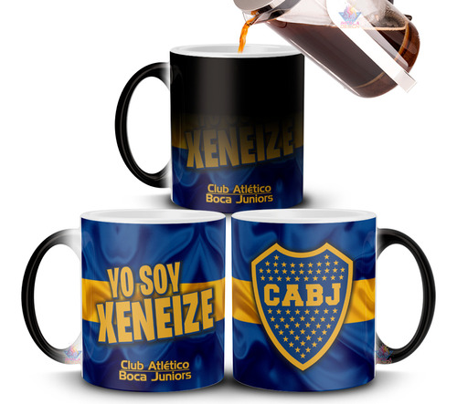 Taza Mágica Boca Juniors Xeneixe Club Atlético Fútbol Copa