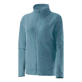 Campera Polar Lt Mujer Cuello Alto Trekking Deportiva °