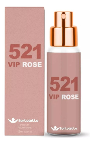 Perfume Vip Rose 15ml Original Ref Importado Bortoletto