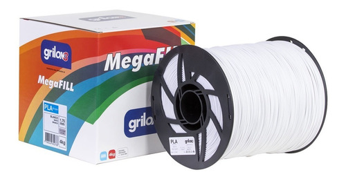 Filamento Pla 1.75mm Grilon3 4kg Megafill Ingeo Impresora 3d