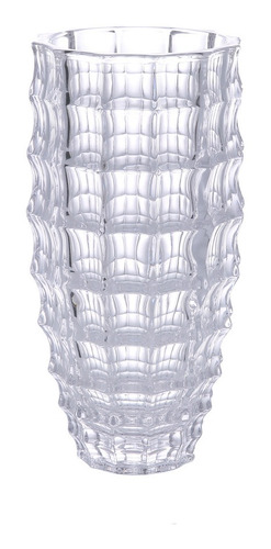 Vaso De Vidro Grosso Cristal Luxo Diamond 29cm 1018 Lylhome