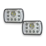 Par Faros Unidad Rectangular 5x7 Led / 24w Alta Baja