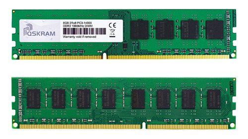 Memoria Ram Qskram 8gb Ddr3-1866mhz Dimm Pc3-14900 1.5v