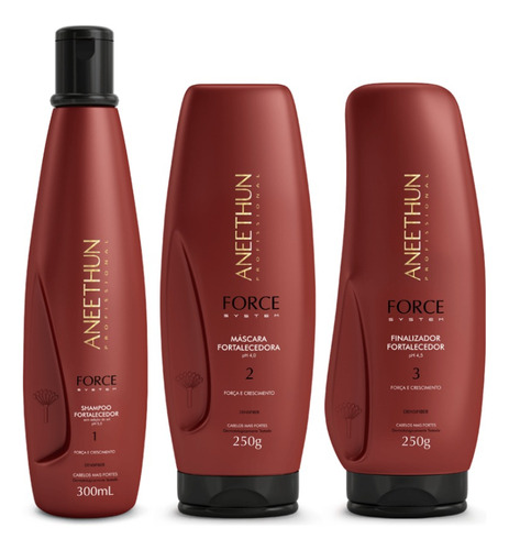 Kit Linha Force System 3 Produtos Aneethun